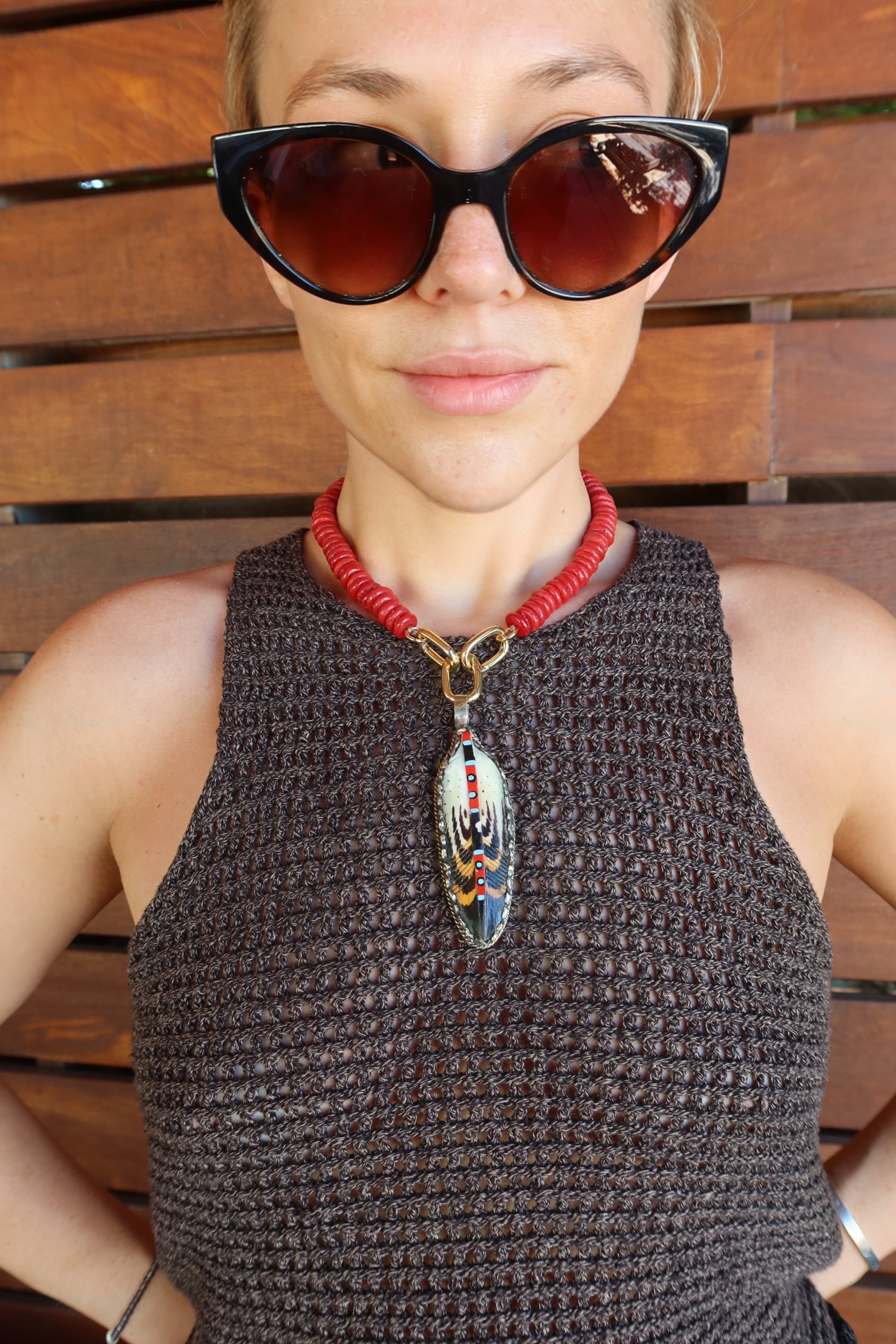 Pluma pendant