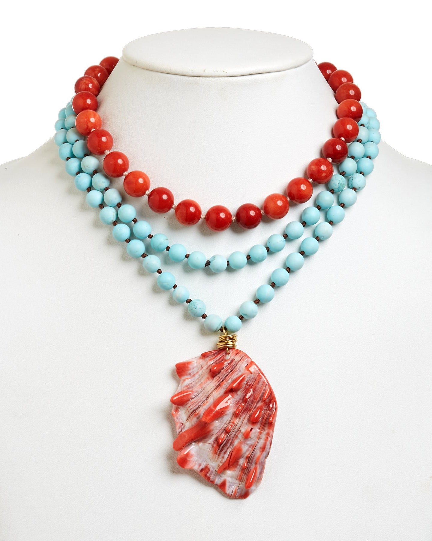Crete Coral Necklace